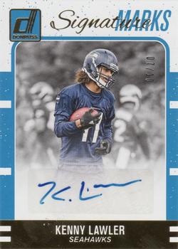 2016 Donruss - Signature Marks Blue #83 Kenny Lawler Front