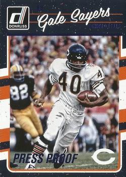 2016 Donruss - Press Proofs Blue #55 Gale Sayers Front