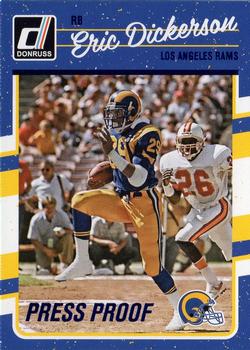 2016 Donruss - Press Proofs Blue #160 Eric Dickerson Front