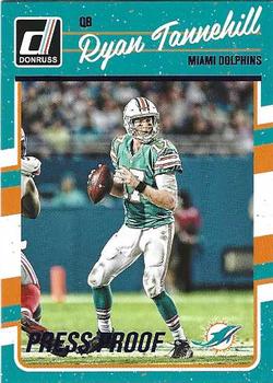 2016 Donruss - Press Proofs Blue #161 Ryan Tannehill Front