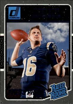 2016 Donruss - Press Proofs Blue #372 Jared Goff Front