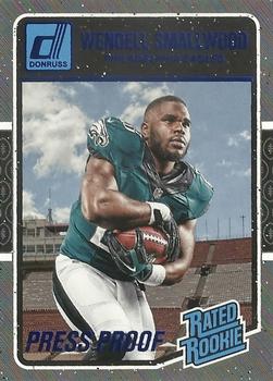 2016 Donruss - Press Proofs Blue #399 Wendell Smallwood Front