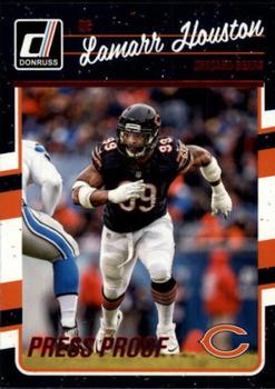 2016 Donruss - Press Proofs Red #54 Lamarr Houston Front