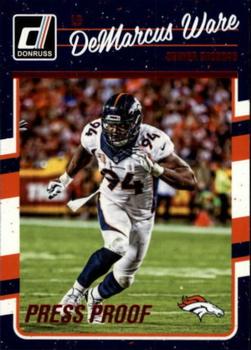 2016 Donruss - Press Proofs Red #90 DeMarcus Ware Front