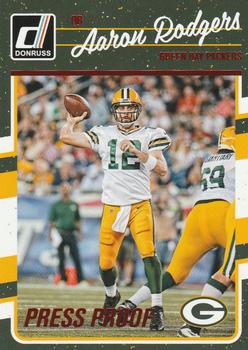2016 Donruss - Press Proofs Red #104 Aaron Rodgers Front