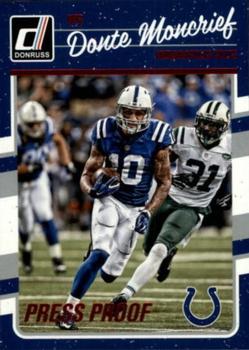 2016 Donruss - Press Proofs Red #126 Donte Moncrief Front