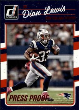 2016 Donruss - Press Proofs Red #181 Dion Lewis Front
