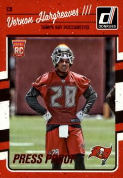 2016 Donruss - Press Proofs Red #345 Vernon Hargreaves III Front