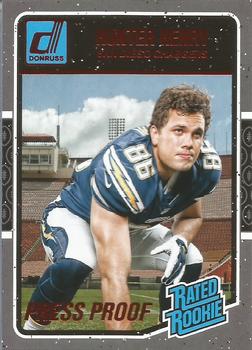 2016 Donruss - Press Proofs Red #369 Hunter Henry Front