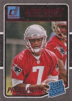 2016 Donruss - Press Proofs Red #370 Jacoby Brissett Front
