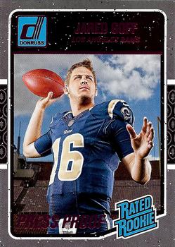 2016 Donruss - Press Proofs Red #372 Jared Goff Front