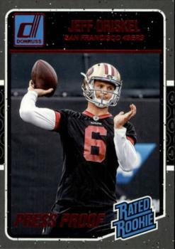 2016 Donruss - Press Proofs Red #374 Jeff Driskel Front