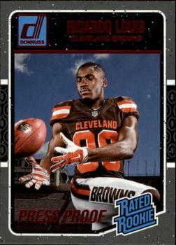 2016 Donruss - Press Proofs Red #393 Ricardo Louis Front