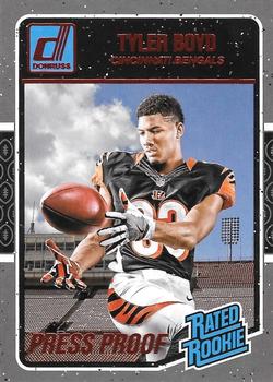 2016 Donruss - Press Proofs Red #397 Tyler Boyd Front