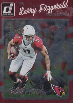2016 Donruss - Press Proofs Silver #2 Larry Fitzgerald Front