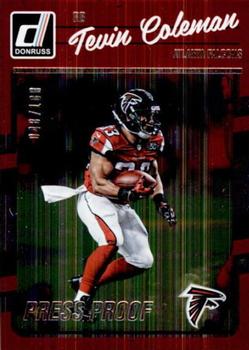 2016 Donruss - Press Proofs Silver #13 Tevin Coleman Front