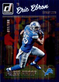 2016 Donruss - Press Proofs Silver #99 Eric Ebron Front
