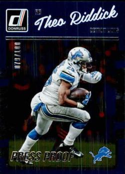 2016 Donruss - Press Proofs Silver #100 Theo Riddick Front