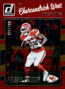 2016 Donruss - Press Proofs Silver #145 Charcandrick West Front