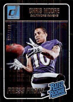 2016 Donruss - Press Proofs Silver #357 Chris Moore Front