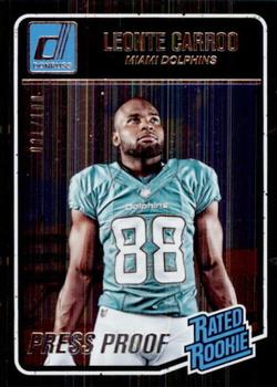 2016 Donruss - Press Proofs Silver #384 Leonte Carroo Front