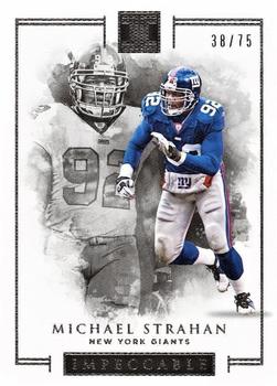 2016 Panini Impeccable #41 Michael Strahan Front