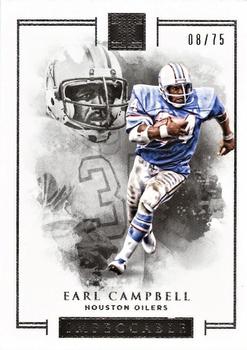 2016 Panini Impeccable #44 Earl Campbell Front