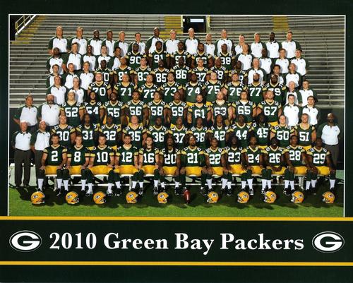 2010 Green Bay Packers Team Photo #NNO Green Bay Packers Front