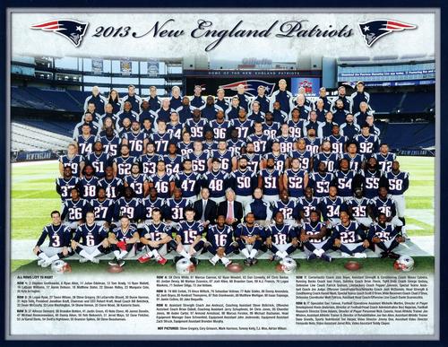 2013 New England Patriots Team Photo #NNO New England Patriots Front