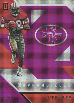 2016 Panini Unparalleled - Purple #63 Jerry Rice Front