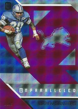 2016 Panini Unparalleled - Purple #98 Barry Sanders Front