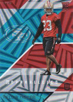 2016 Panini Unparalleled - Teal #175 Kelvin Taylor Front