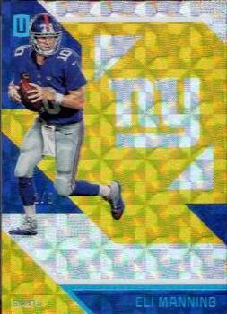 2016 Panini Unparalleled - Gold #4 Eli Manning Front