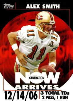 2007 Topps Generation Now Arrives #GNAR-AS1 Alex Smith Front
