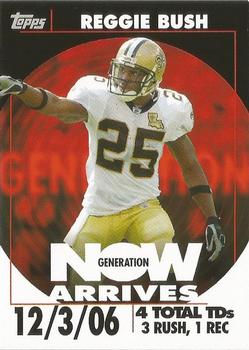 2007 Topps Generation Now Arrives #GNAR-RB1 Reggie Bush Front