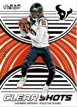 2016 Panini Clear Vision - Clear Shots Red #4 DeAndre Hopkins Front