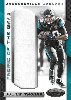2016 Panini Certified - Fabric of the Game #15 Julius Thomas Front