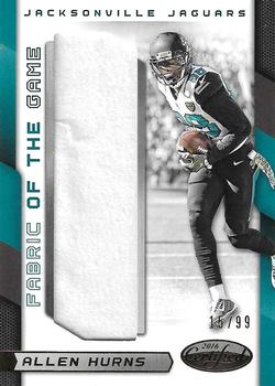 2016 Panini Certified - Fabric of the Game #24 Allen Hurns Front