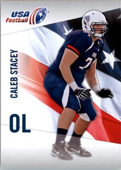 2012 Upper Deck USA Football #8 Caleb Stacey Front