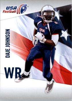 2012 Upper Deck USA Football #14 Daje Johnson Front