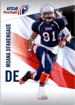 2012 Upper Deck USA Football #35 Moana Ofahengaue Front