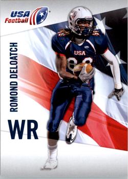 2012 Upper Deck USA Football #38 Romond Deloatch Front
