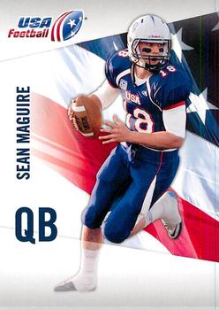 2012 Upper Deck USA Football #42 Sean Maguire Front