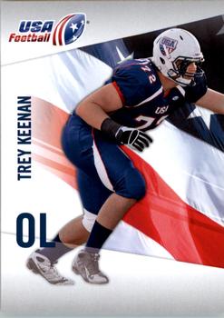 2012 Upper Deck USA Football #48 Trey Keenan Front
