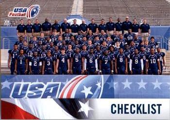 2012 Upper Deck USA Football #50 USA Team Photo Front