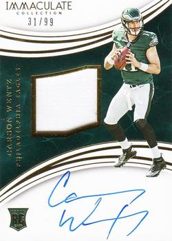 2016 Panini Immaculate Collection #102 Carson Wentz Front