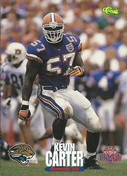 1995 Classic Draft Day Jaguars #NNO Kevin Carter Front