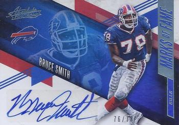2016 Panini Absolute - Marks Of Fame Autographs Numbers #21 Bruce Smith Front