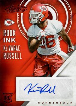 2016 Panini Absolute - Rook Ink Red #1 KeiVarae Russell Front