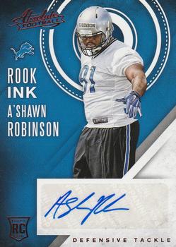 2016 Panini Absolute - Rook Ink Red #5 A'Shawn Robinson Front